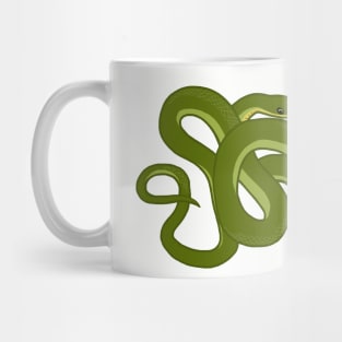 Rough Green Snake Mug